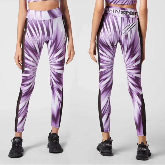 Philipp Plein Pants - NWT PHILIPP PLEIN TIE-DYE JOGGING HIGH WAIST LEGGINGS S